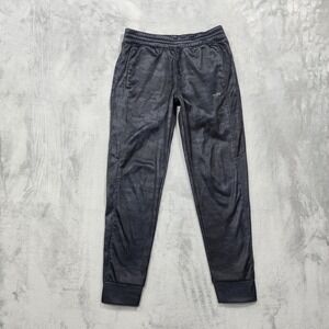 ALIVE Pants Mens S Black Camo Fleece Jogger Qwick-dry Running Gym Athletic